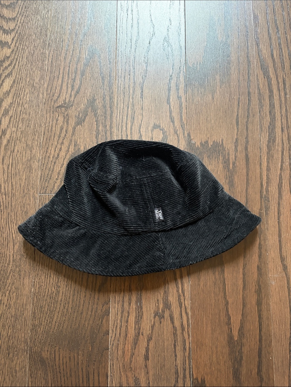Tiger Mist Black Corduroy Bucket Hat